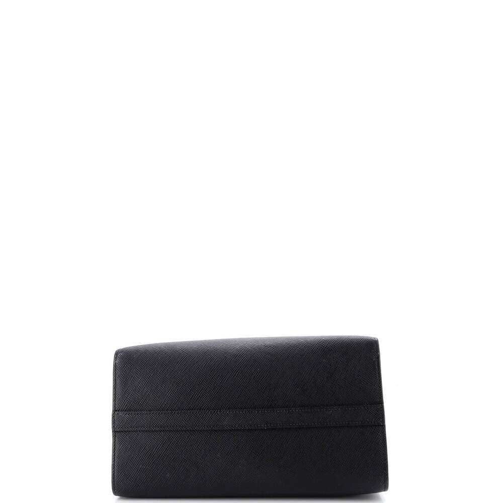 Prada Monochrome Tote Saffiano With #244216P15B - Picture 4 of 7